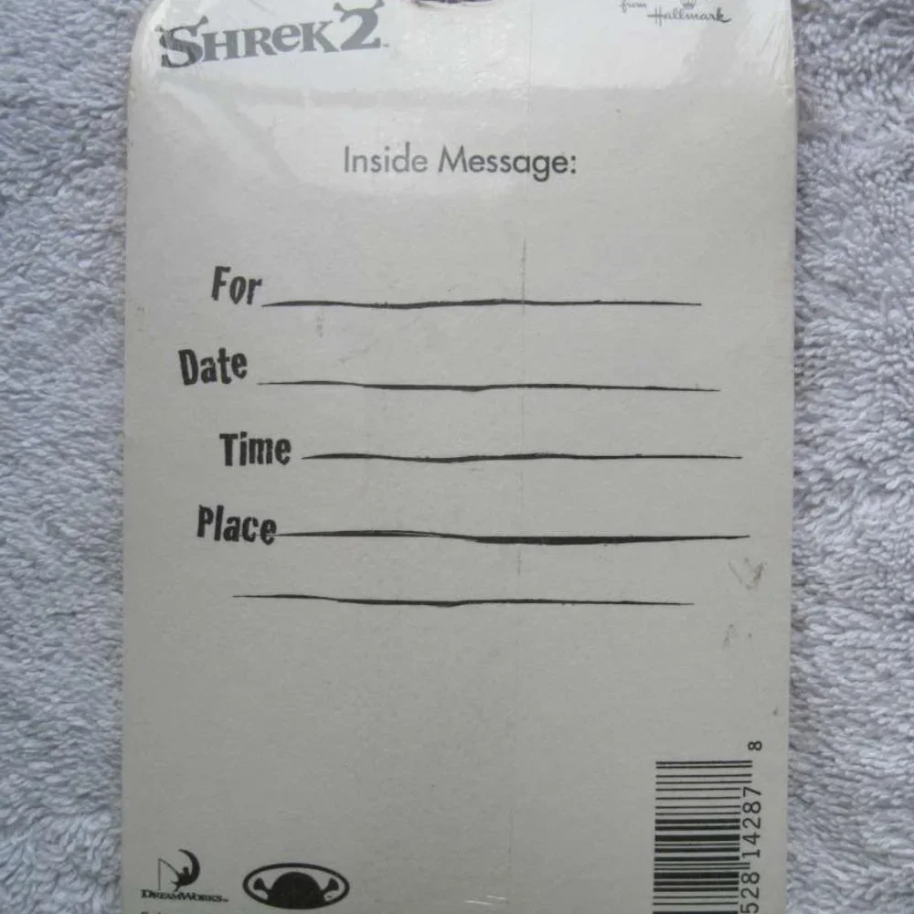 Shrek Hallmark Invitations It's Party Time! Eat, Stink, & Be Scary 2004 Birthday